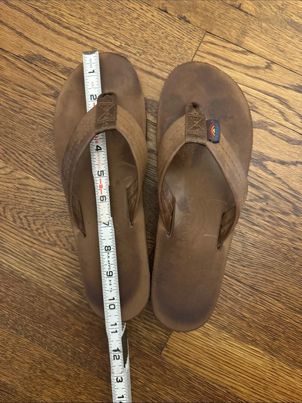 Rainbow Leather Luxury Double Layer Sandals